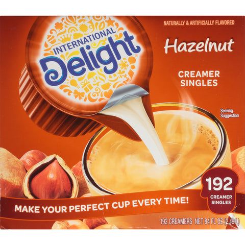 Creamer Liquid Non Dairy Hazelnut Aseptic Single Serve Cup