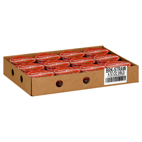 Breakstone's Cottage Doubles Strawberry Cottage Cheese, 4.7 Ounce -- 12 per case
