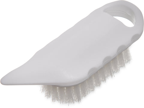 Brush Potato W/ Medium Stiff Polyester Bristles White 5.75