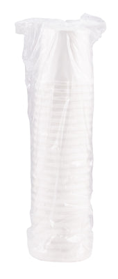 Container Paper Food Double Sided Poly White 16 Oz
