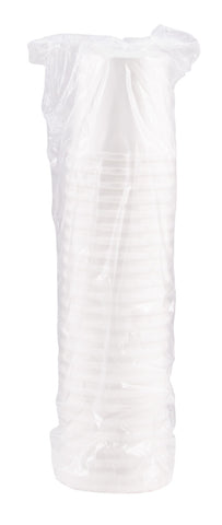 Solo White Flexstyle Double Poly Paper Hot Food Container, 16 Ounce -- 500 per case.