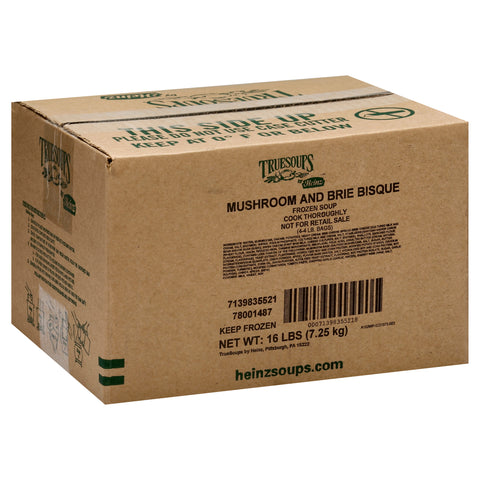 True Soups Vegetarian Mushroom and Brie Bisque, 4 Pound -- 4 per case