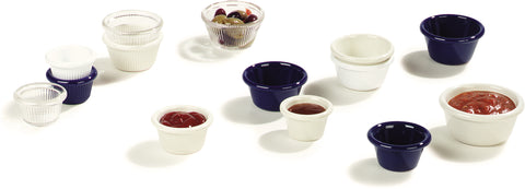 Carlisle RAMEKIN SMOOTH SAN BLACK 6 OZ