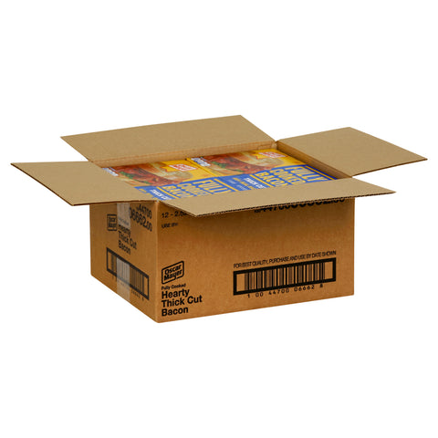 Oscar Mayer Hearty Thick Cut Fully Cooked Bacon, 2.52 Ounce -- 12 per case.