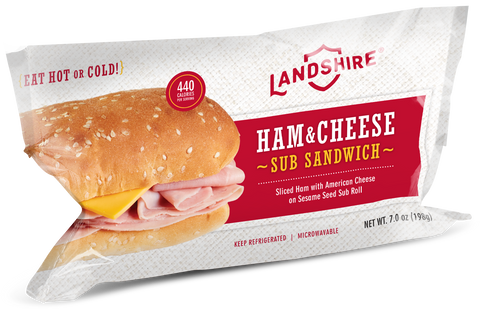 Landshire® SANDWICH HAM & CHEESE SUB IW 8
