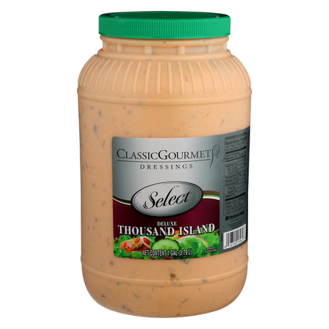 Ventura Foods Classic Gourmet Select Deluxe Thousand Island Salad Dressing, 4 Gallon.