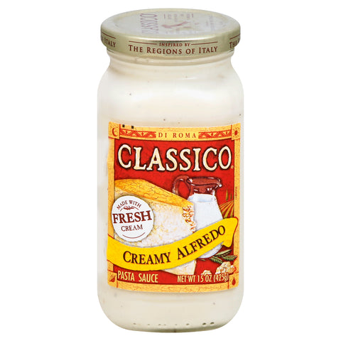 Classico Creamy Alfredo Pasta Sauce, 15 Ounce -- 12 per case