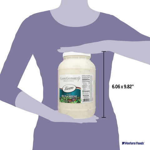 Ventura Foods Classic Gourmet Bistro Creamy Blue Cheese Salad Dressing, 4 Gallon.