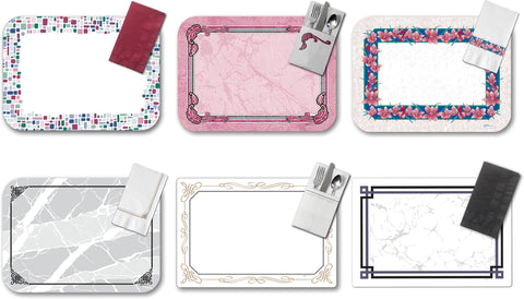 Dinex® TRAYCOVER FILIGREE SIZE: Q W/ STRAIGHT EDGE/SMALL CORNER 13X19