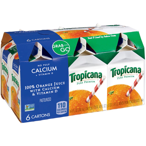 Tropicana Pure Premium JUICE ORANGE PURE PREMIUM PLUS CALCIUM CARTON