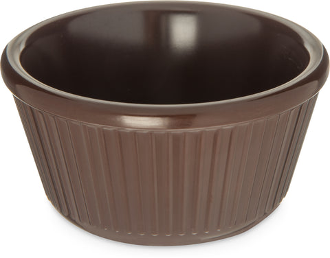 Carlisle RAMEKIN MELAMINE CHOCOLATE 4 OZ