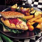 Chicken Pattie Savory Tasty Glaze® 3-d Shaped 4 Oz 4926-0928