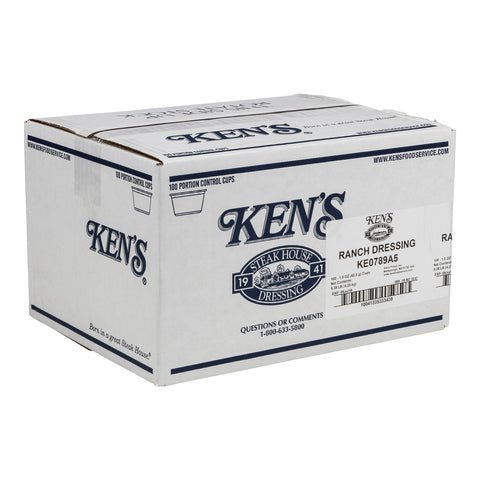 Ken's Foods DRESSING RANCH SINGLE SERVE CUP