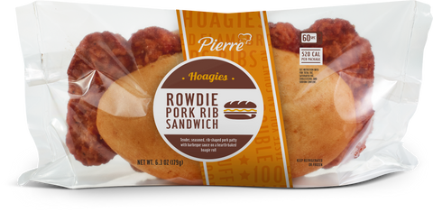 Pierre® SANDWICH ROWDIE RIB™ W/ BBQ SAUCE IW 6.3 OZ 10000001068