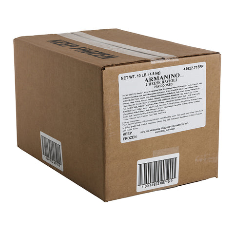Armanino RAVIOLI SQUARE COOKED FZN .5 OZ