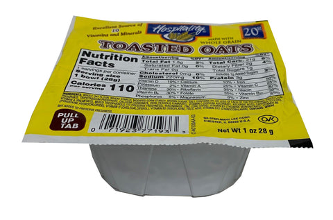 Hospitality CEREAL BOWL PACK TOASTED OATS WHOLE GRAIN