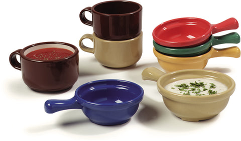 Carlisle BOWL SOUP HANDLED MEADOWGREEN 4-5/8