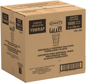 Cup Polystyrene Clear Wrapped 9 Oz