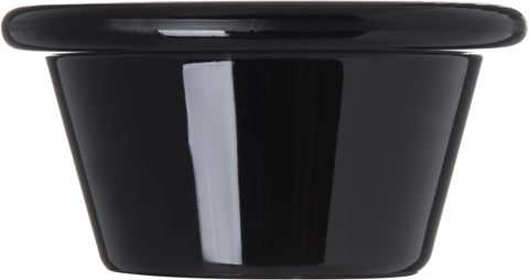 Carlisle RAMEKIN SMOOTH SAN BLACK 2 OZ