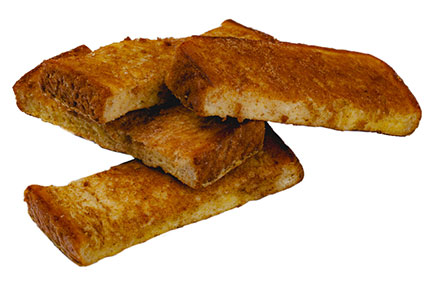 Sunny Fresh™ FRENCH TOAST STICK CINNAMON GLAZED PERFORATED WHOLE GRAIN IW