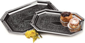 Carlisle TRAY OCTAGONAL CELEBRATION™ W/ BEADED BORDER CHROME PLATED 20X13.75