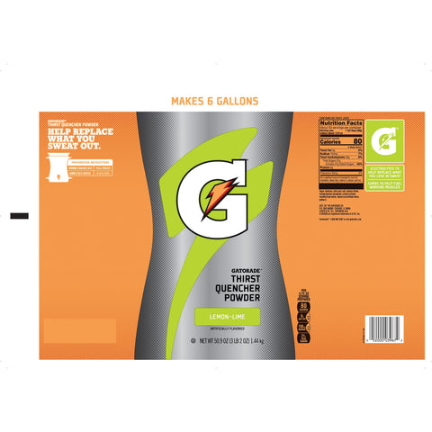 Gatorade DRINK MIX LEMON LIME POWDER