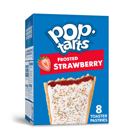 Kelloggs Frosted Strawberry Pop Tarts, 13.5 Ounce -- 12 per case