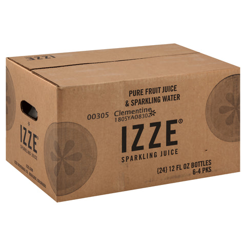 Izze JUICE CLEMENTINE SPARKLING GLASS BOTTLE