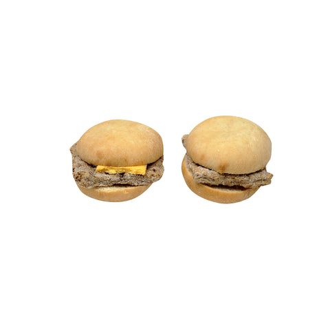 Sandwich Cheeseburger Mini Twin On Whole Grain Bun 2-pack 1147