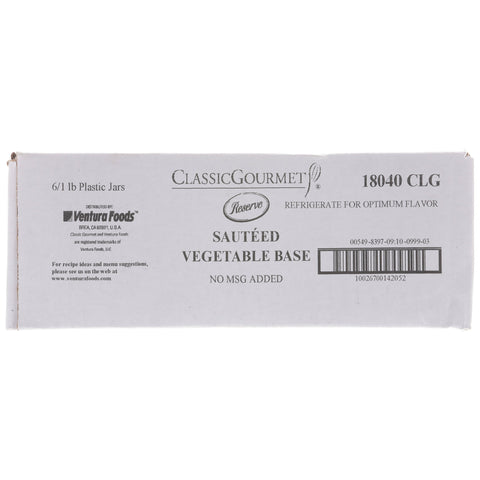 Classic Gourmet® SOUP BASE VEGETABLE SAUTEED NO MSG