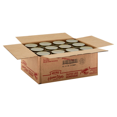 Heinz Beef Gravy Fat Free, 12 Ounce -- 12 Case