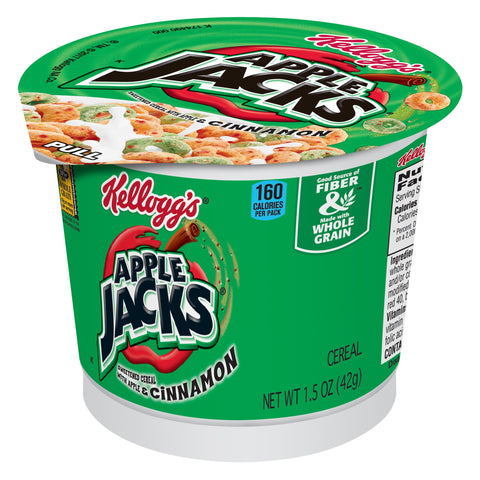 Kellogg's® CEREAL APPLE JACKS® CEREAL-IN-ACUP