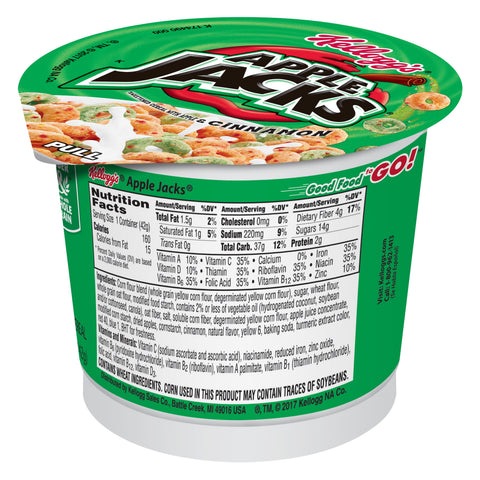 Kellogg's® CEREAL APPLE JACKS® CEREAL-IN-ACUP