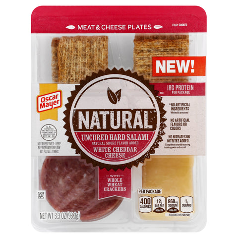 Oscar Mayer MEAL KIT NATURAL SALAMI & WHITE CHEDDAR
