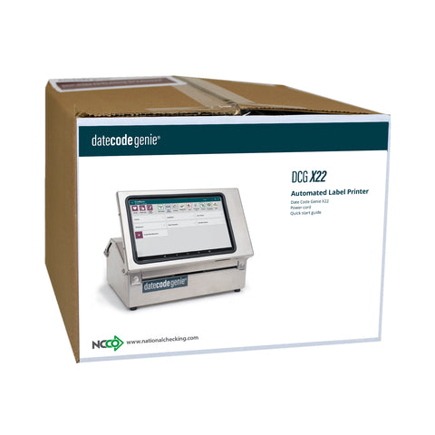 National Checking PRINTER LABEL DATE CODE GENIE 2