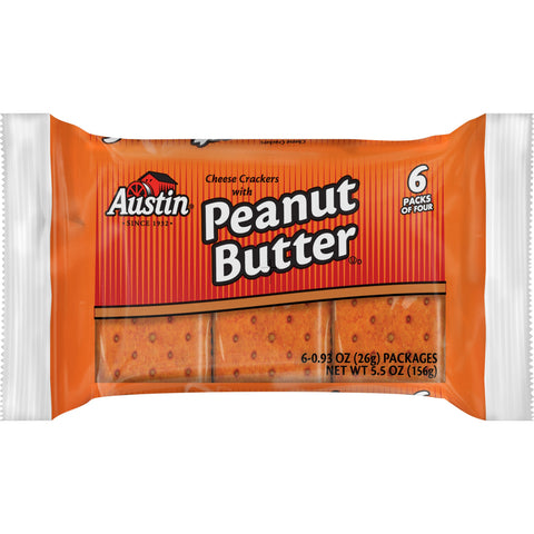 Cracker Sandwich Peanut Butter On Cheese