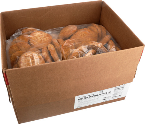 Chicken Patties Breaded Homestyle Whole Grain Fc 3731-0928