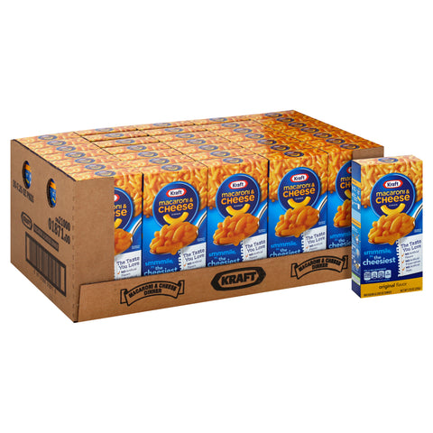 Kraft Dinners Macaroni and Cheese - Entree, 7.25 Ounce -- 35 per case.