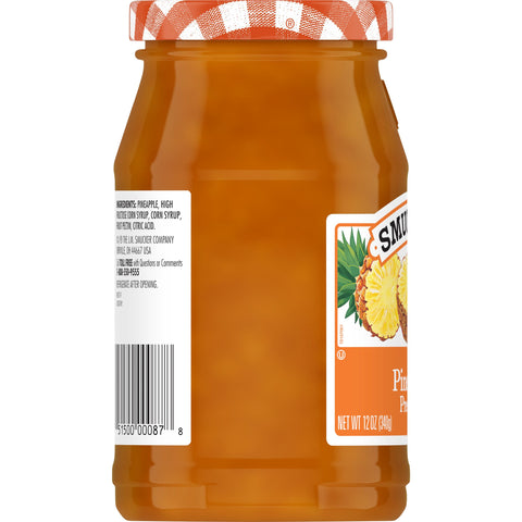 Smuckers Pineapple Preserves, 12 Ounce -- 12 per case