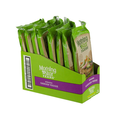 Morningstar Farms Garden Veggie Burgers, 9.5 Ounce -- 8 per case.