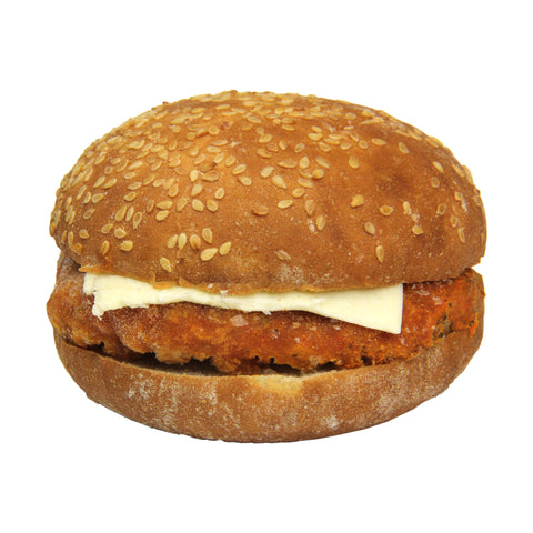 Advance Pierre Fast Choice Pizza Charbroil Burger with Cheese, 5.6 Ounce -- 12 per case.
