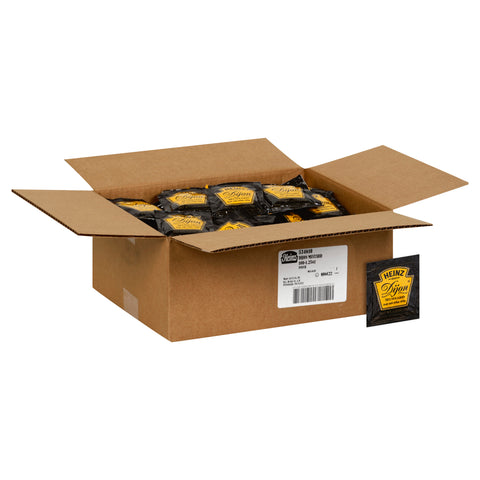Mustard Dijon Single Serve Premium Black Sachet Pouch 534610