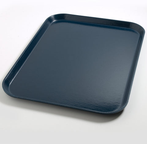 Tray Flat Serving Fiberglass Midnight Blue 15x20