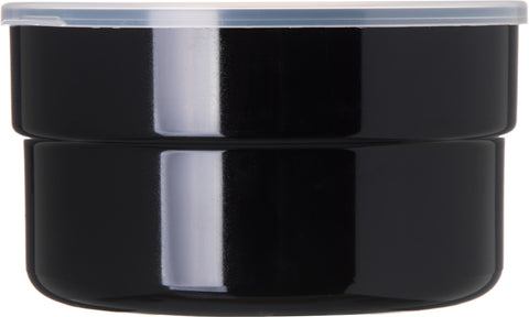 Carlisle CROCK SUPREME™ W/ LID BLACK 1.5 QT