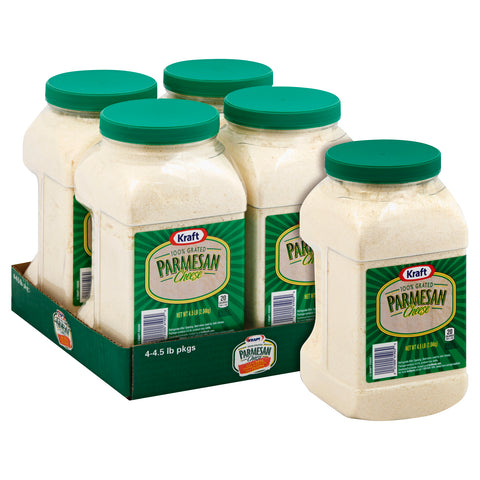 Kraft Grated Parmesan Cheese, 4.5 Pound -- 4 per case.