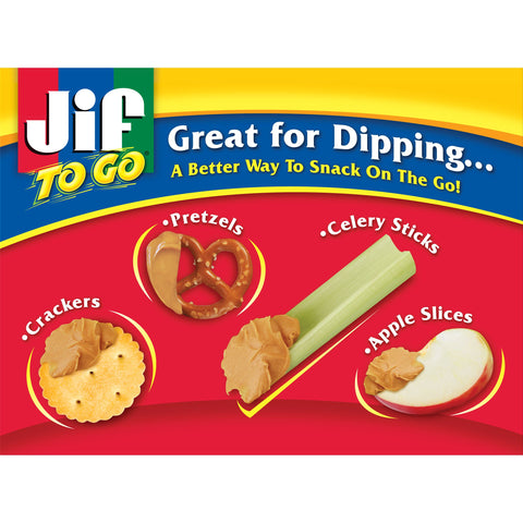 Jif To Go Creamy Peanut Butter Cup, 12 Ounce -- 6 per case