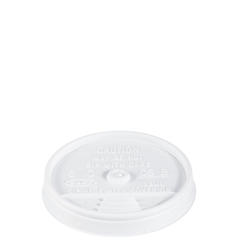 Lid White Sip Thru For 10j12, 12j12, 14j12, 14fj12, 12x12