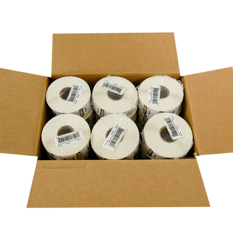 National Checking Company Dateit Brown Trilingual Permanent Label - Thursday, 1 x 1 inch -- 1000 per case.