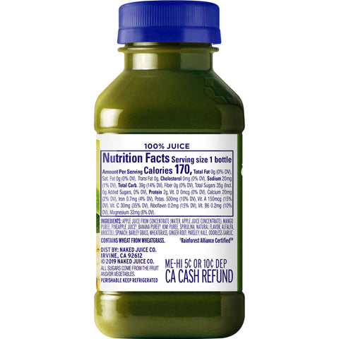 Naked Juice JUICE GREEN MACHINE 100% PLASTIC BOTTLE