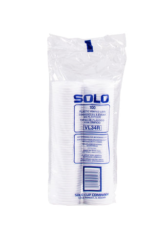 Solo® LID VENTED WHITE FOR HOT CUP 4 OZ